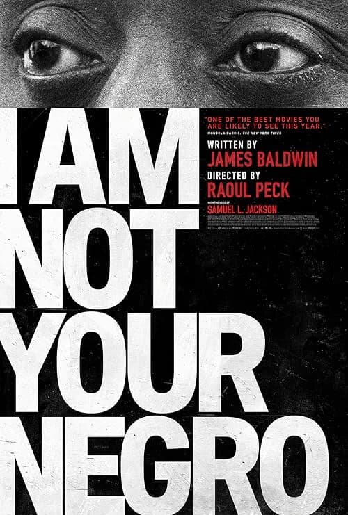 I Am Not Your Negro film posteri